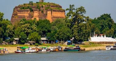 mingun half day tour by boat 5